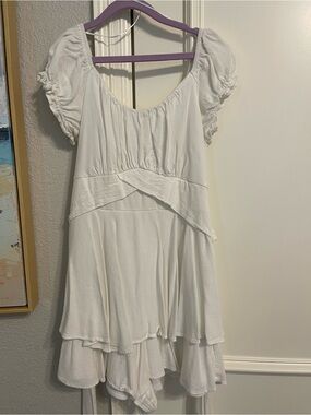 Altar'd State Haisley double layered romper White